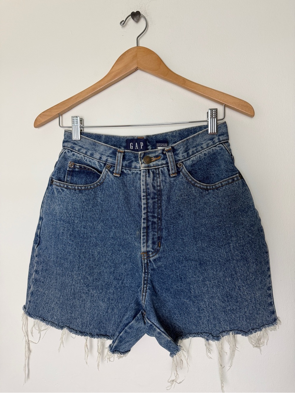 Vintage 90s GAP Women's High-Rise Denim Cutoff Shorts